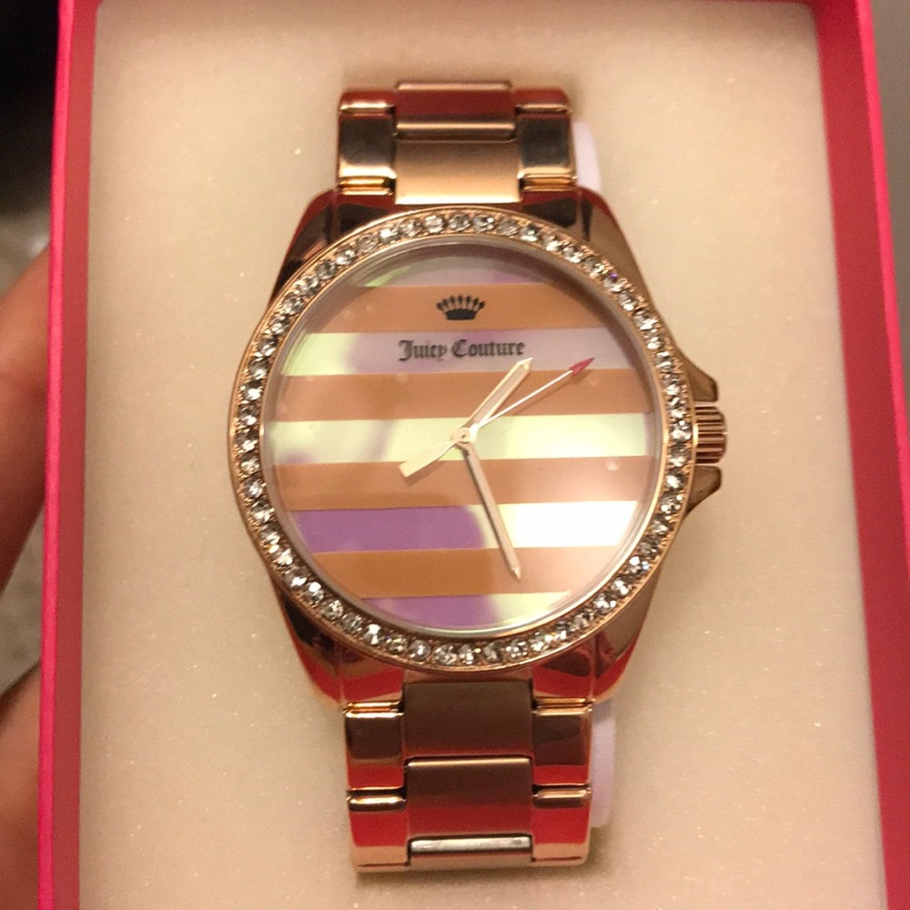 Juicy couture rose gold watch- never worn